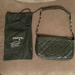 Chanel caviar timeless pochette